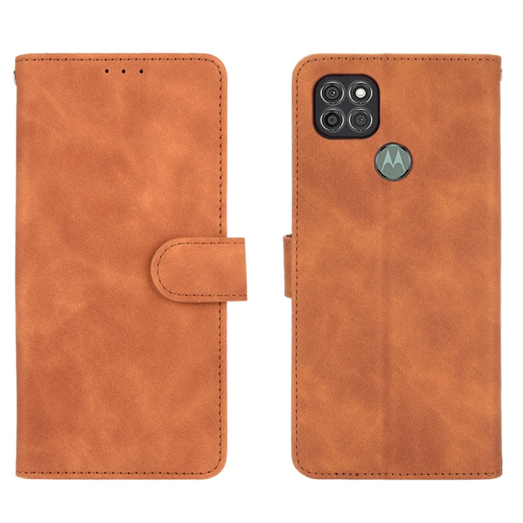 For Motorola Moto G9 Power Solid Color Skin Feel Magnetic Buckle Horizontal Flip Calf Texture PU Leather Case with Holder & Card Slots & Wallet