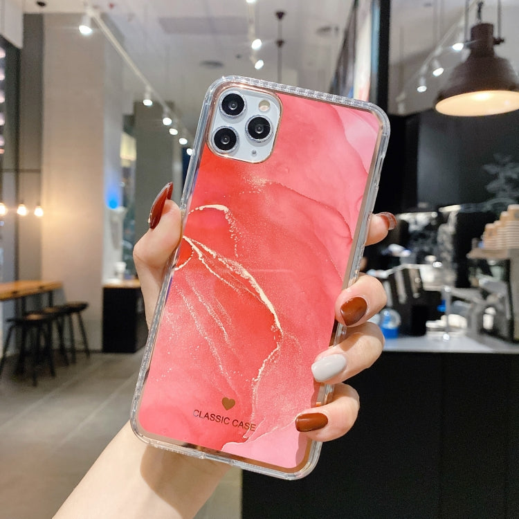 For iPhone 11 Pro IMD Watercolor Rendering Pattern Shockproof TPU Protective Case