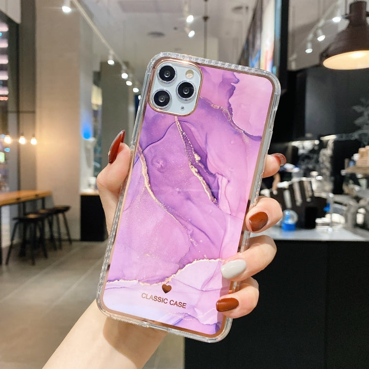 For iPhone 12 / 12 Pro IMD Watercolor Rendering Pattern Shockproof TPU Protective Case