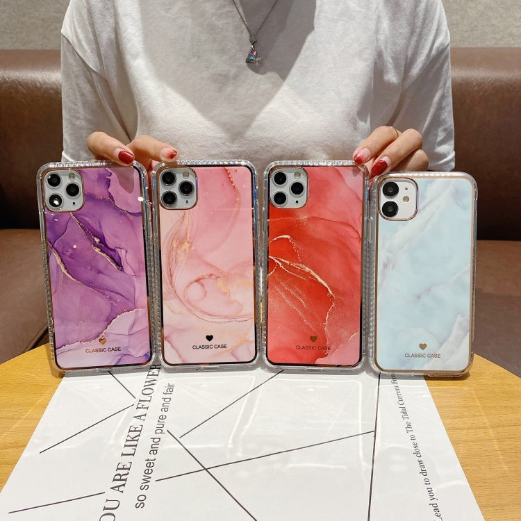 For iPhone 12 / 12 Pro IMD Watercolor Rendering Pattern Shockproof TPU Protective Case