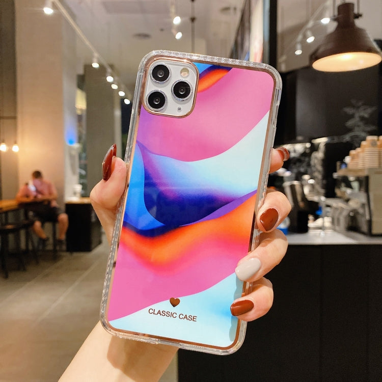 For iPhone 12 mini IMD Watercolor Rendering Pattern Shockproof TPU Protective Case