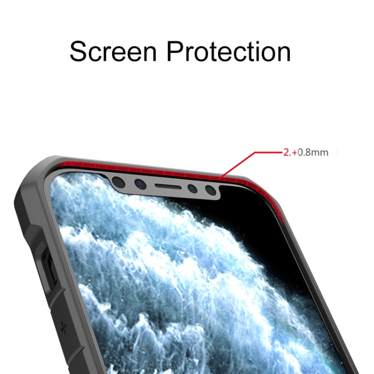 For iPhone 12 / 12 Pro Shockproof Woven Pattern Breathable TPU Case