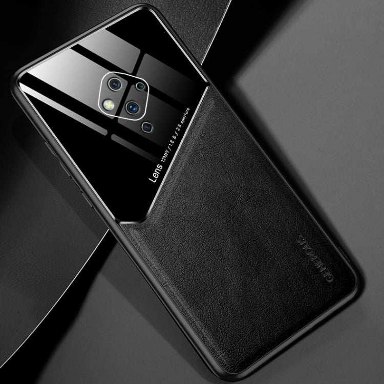 For vivo S5 All-inclusive Leather + Organic Glass Protective Case with Metal Iron Sheet