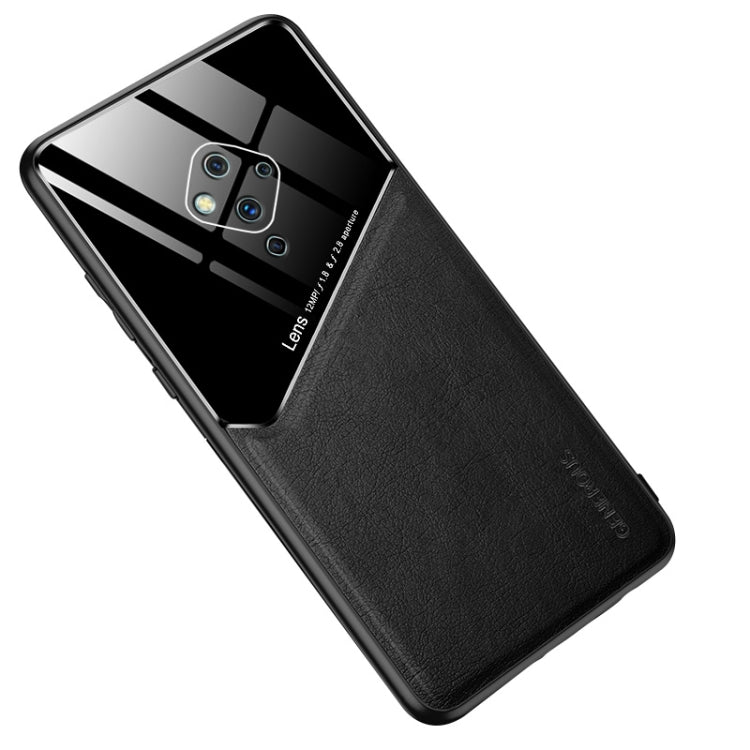 For vivo S5 All-inclusive Leather + Organic Glass Protective Case with Metal Iron Sheet