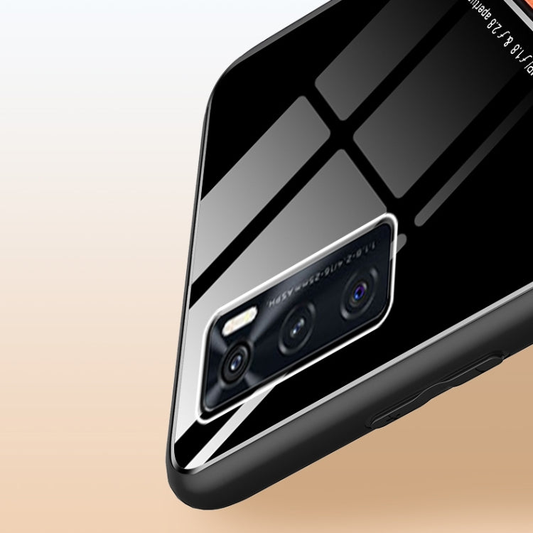 For vivo V20 SE All-inclusive Leather + Organic Glass Protective Case with Metal Iron Sheet