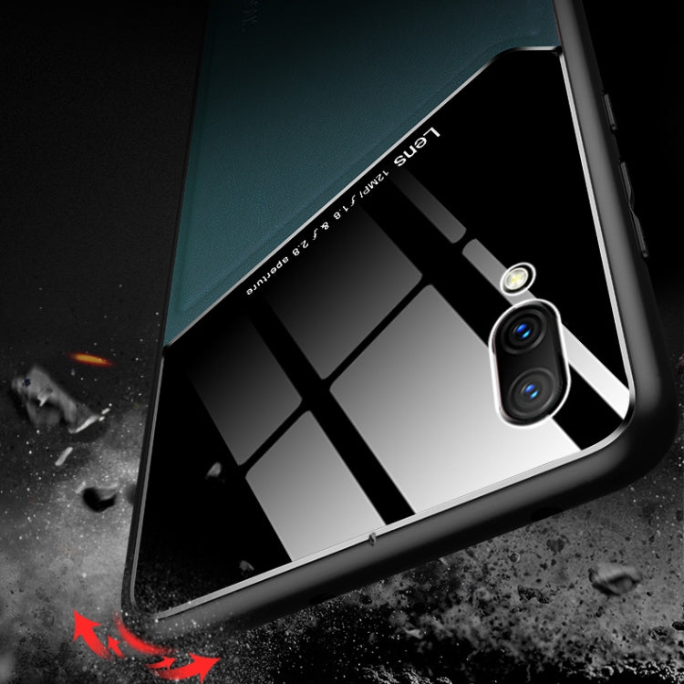 For vivo X23 / X21UD All-inclusive Leather + Organic Glass Protective Case with Metal Iron Sheet