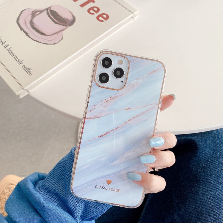 For iPhone 11 Pro IMD Stars River Marble Pattern Shockproof TPU Protective Case