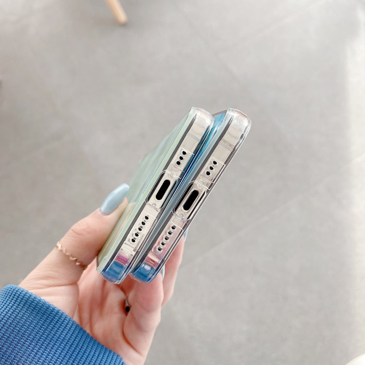 For iPhone 12 mini IMD Stars River Marble Pattern Shockproof TPU Protective Case