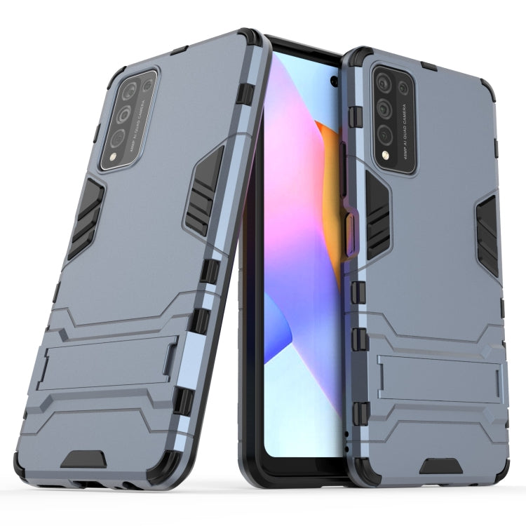 For Huawei Honor 10X Lite PC + TPU Shockproof Protective Case with Holder