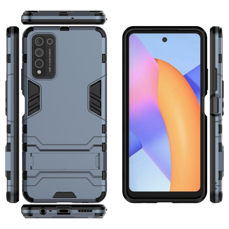 For Huawei Honor 10X Lite PC + TPU Shockproof Protective Case with Holder