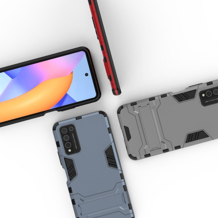 For Huawei Honor 10X Lite PC + TPU Shockproof Protective Case with Holder