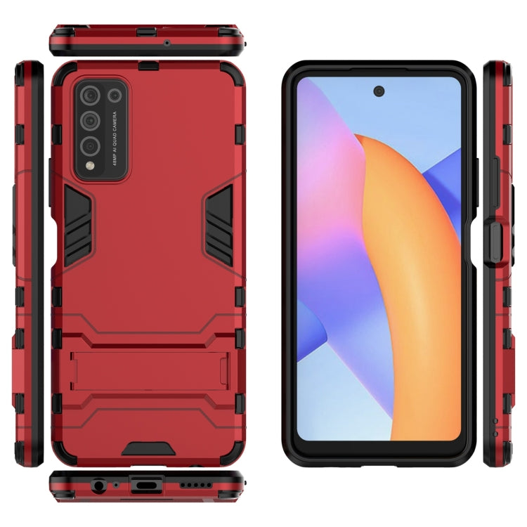For Huawei Honor 10X Lite PC + TPU Shockproof Protective Case with Holder