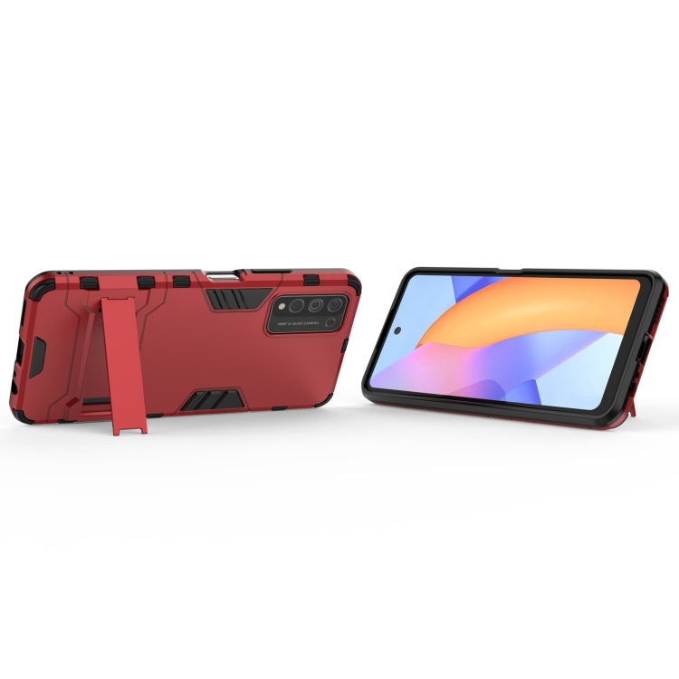 For Huawei Honor 10X Lite PC + TPU Shockproof Protective Case with Holder