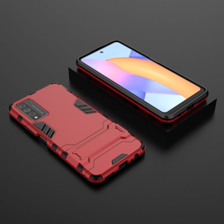 For Huawei Honor 10X Lite PC + TPU Shockproof Protective Case with Holder