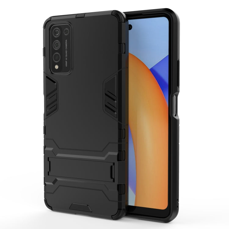 For Huawei Honor 10X Lite PC + TPU Shockproof Protective Case with Holder
