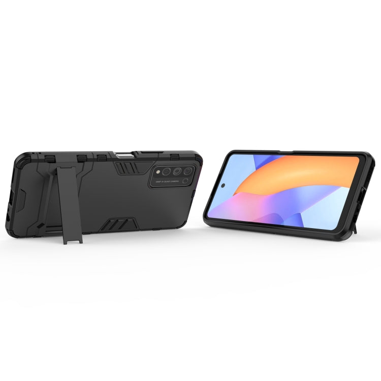 For Huawei Honor 10X Lite PC + TPU Shockproof Protective Case with Holder