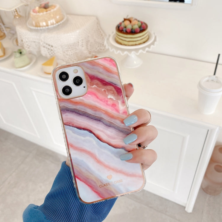 For iPhone 11 IMD Stars River Marble Pattern Shockproof TPU Protective Case