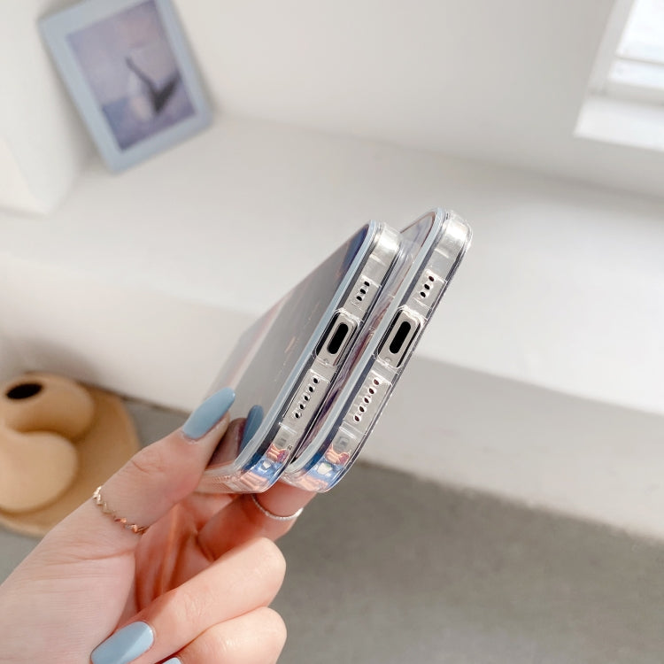 For iPhone 12 / 12 Pro IMD Stars River Marble Pattern Shockproof TPU Protective Case