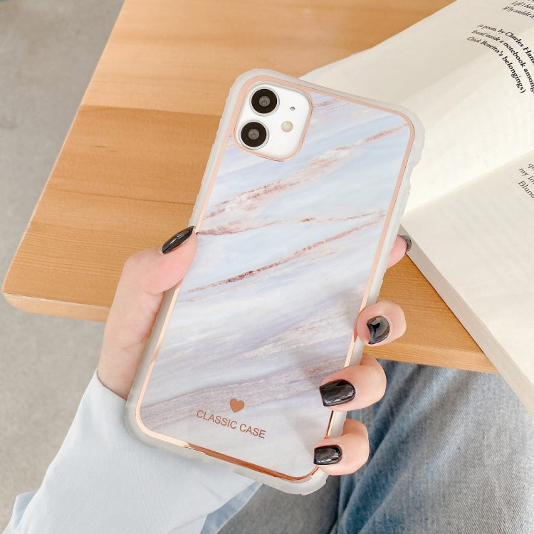 For iPhone 11 Pro IMD Stars River Marble Pattern Shockproof TPU Protective Case