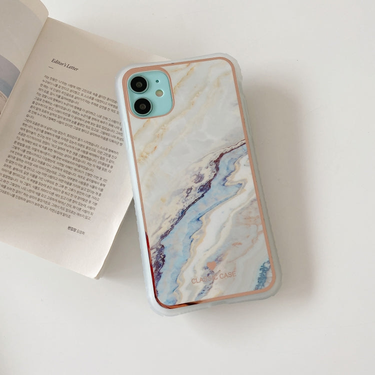 For iPhone 11 Pro IMD Stars River Marble Pattern Shockproof TPU Protective Case