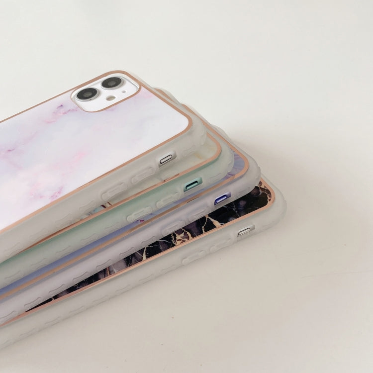 For iPhone 11 Pro IMD Stars River Marble Pattern Shockproof TPU Protective Case