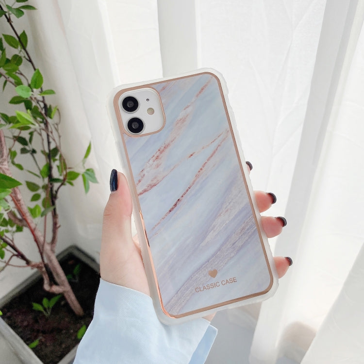 For iPhone 12 mini IMD Stars River Marble Pattern Shockproof TPU Protective Case