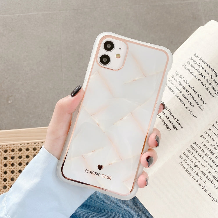 For iPhone 12 mini IMD Stars River Marble Pattern Shockproof TPU Protective Case