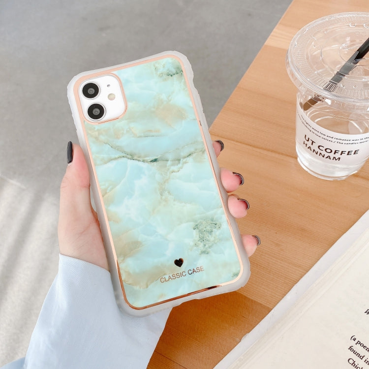 For iPhone 12 mini IMD Stars River Marble Pattern Shockproof TPU Protective Case