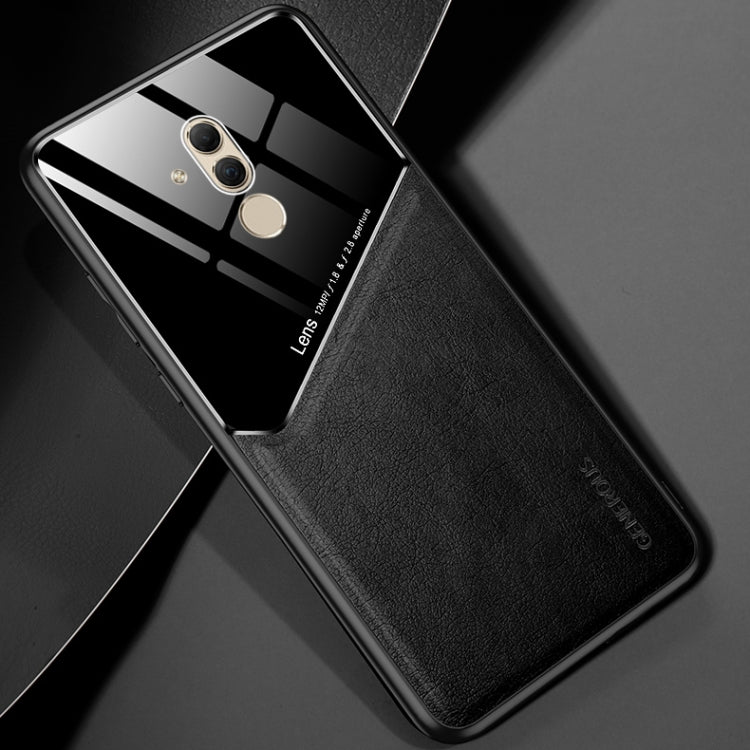 For Huawei Maimang 7 / Mate 20 Lite All-inclusive Leather + Organic Glass Protective Case with Metal Iron Sheet
