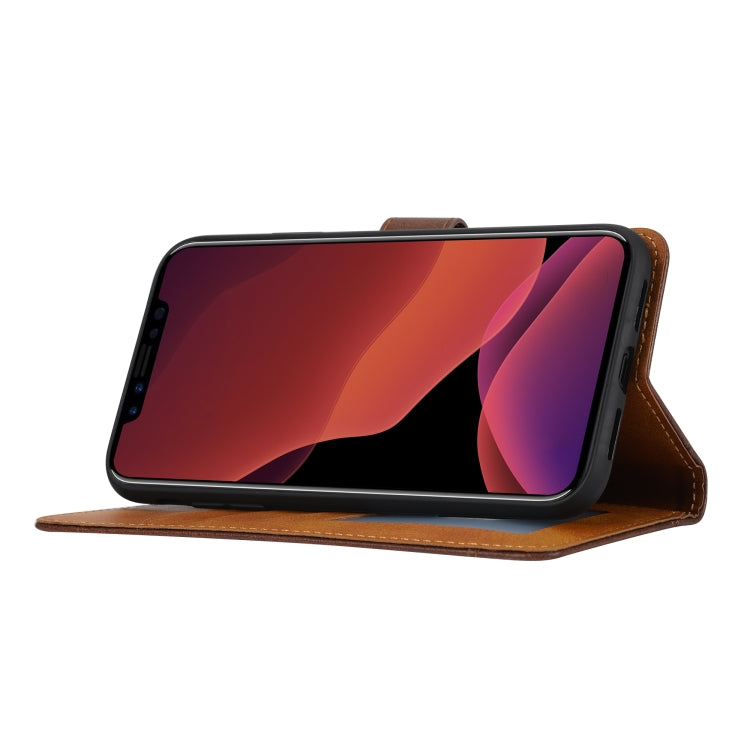 For iPhone XR Calf Texture Double Fold Clasp Horizontal Flip Leather Case with Photo Frame & Holder & Card Slots & Wallet