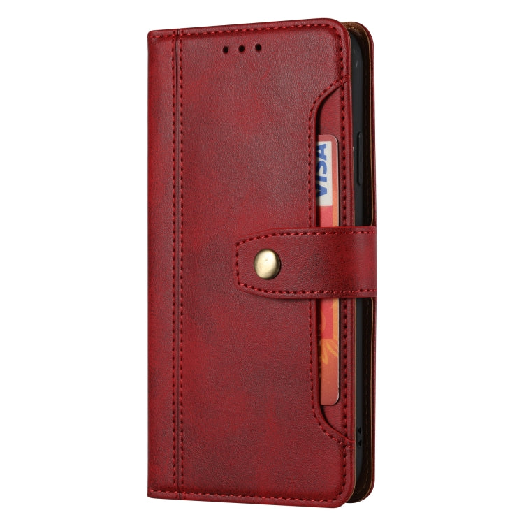 For iPhone XR Calf Texture Double Fold Clasp Horizontal Flip Leather Case with Photo Frame & Holder & Card Slots & Wallet