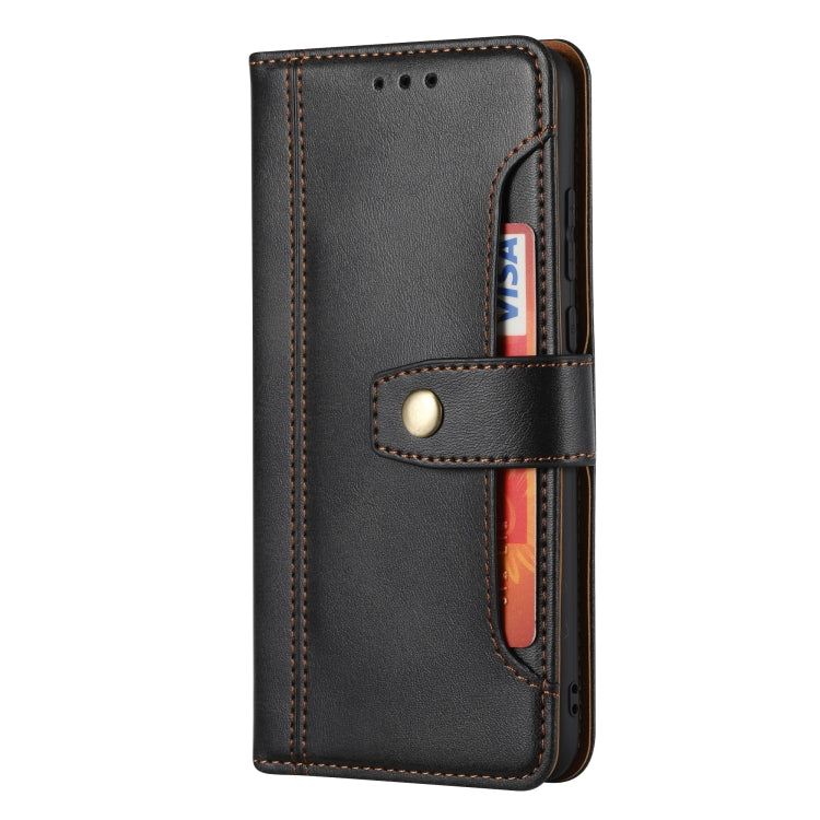 For Huawei P20 Calf Texture Double Fold Clasp Horizontal Flip Leather Case with Photo Frame & Holder & Card Slots & Wallet