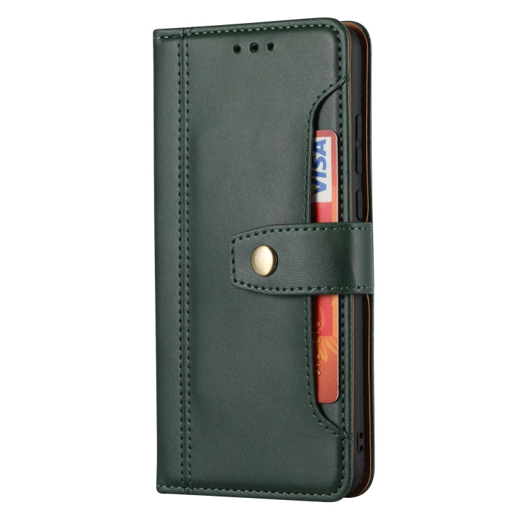 For Huawei P20 Calf Texture Double Fold Clasp Horizontal Flip Leather Case with Photo Frame & Holder & Card Slots & Wallet