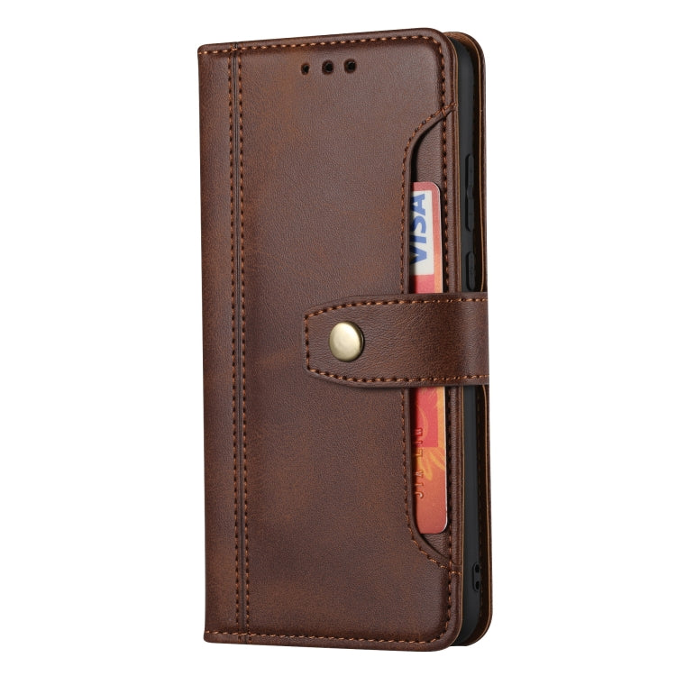 For Huawei P20 Calf Texture Double Fold Clasp Horizontal Flip Leather Case with Photo Frame & Holder & Card Slots & Wallet