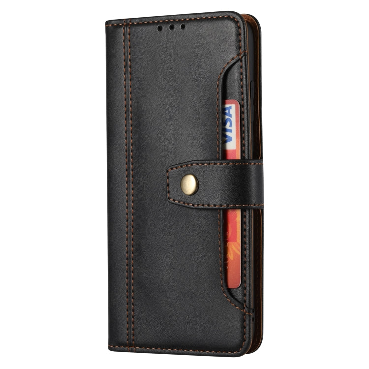 For Huawei P30 Lite Calf Texture Double Fold Clasp Horizontal Flip Leather Case with Photo Frame & Holder & Card Slots & Wallet