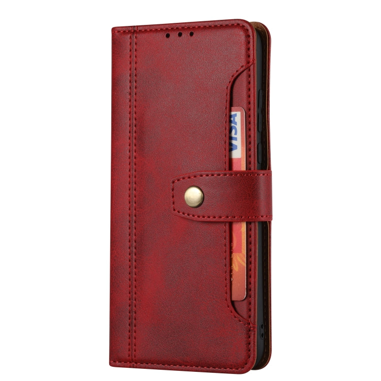 For Huawei P30 Lite Calf Texture Double Fold Clasp Horizontal Flip Leather Case with Photo Frame & Holder & Card Slots & Wallet