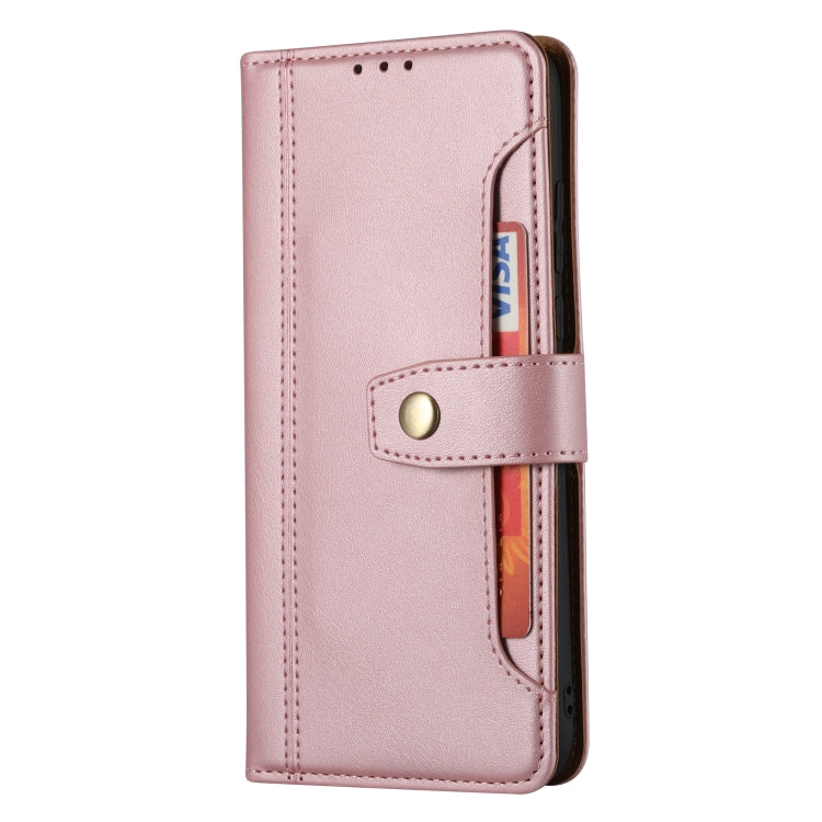 For Huawei P30 Lite Calf Texture Double Fold Clasp Horizontal Flip Leather Case with Photo Frame & Holder & Card Slots & Wallet