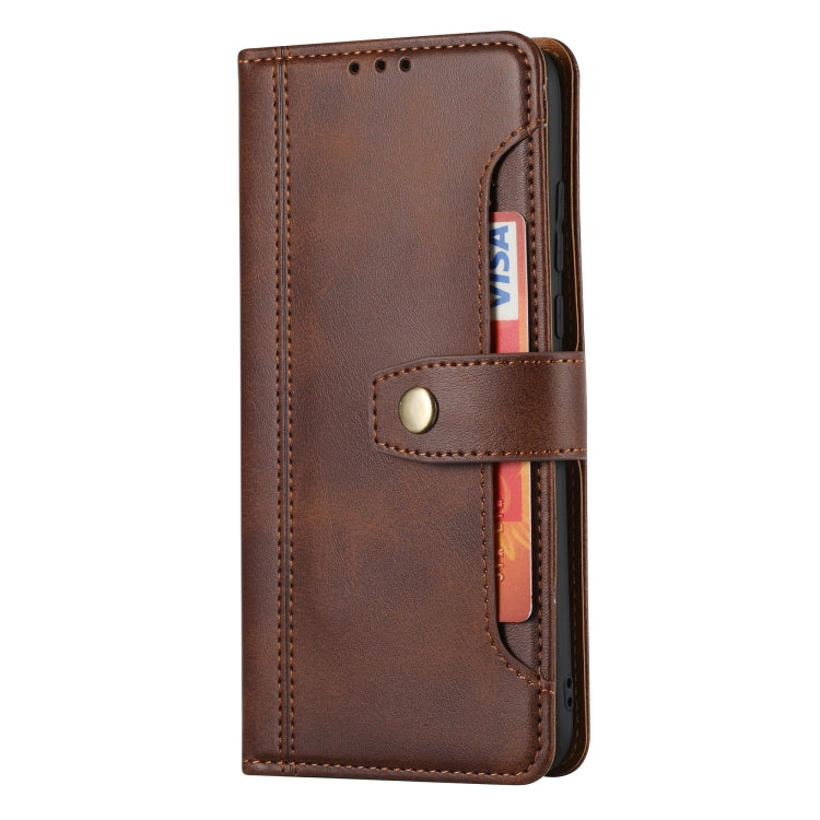 For Huawei P30 Lite Calf Texture Double Fold Clasp Horizontal Flip Leather Case with Photo Frame & Holder & Card Slots & Wallet