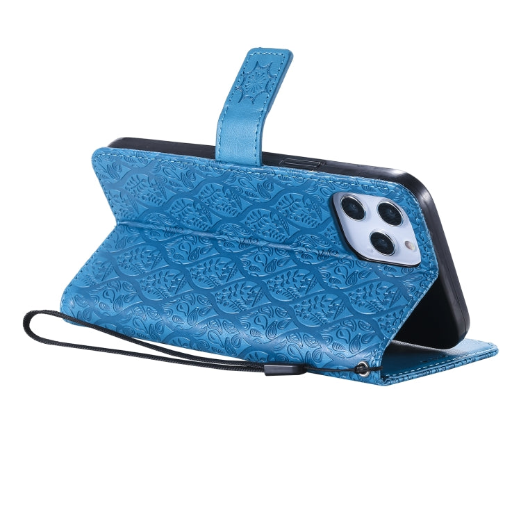 For iPhone 12 Pro Max Pressed Printing Rattan Flower Pattern Horizontal Flip PU Leather Case with Holder & Card Slots & Wallet & Photo Frame