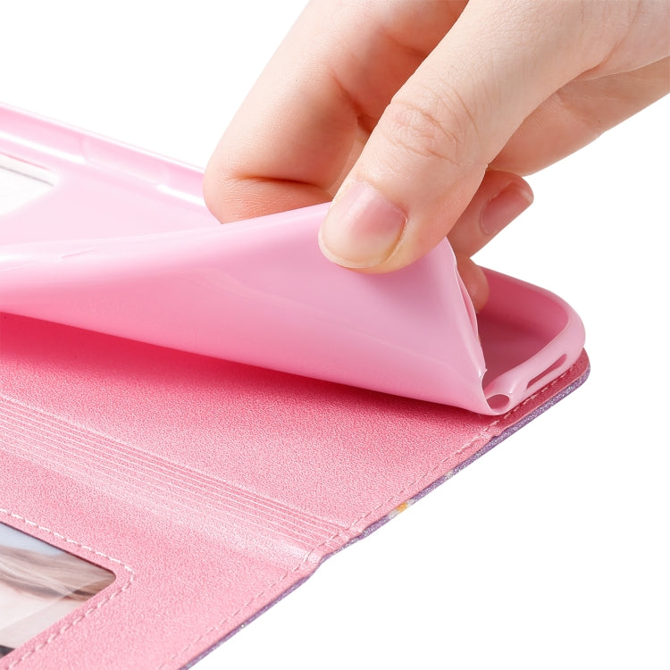 For OPPO Realme 5 & C3 Glittering Daisy Magnetic Horizontal Flip Leather Case with Holder & Card Slots & Photo Frame