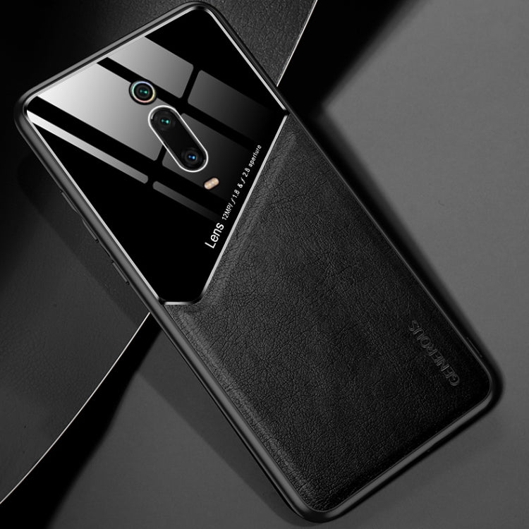 For Xiaomi Redmi K20 All-inclusive Leather + Organic Glass Protective Case with Metal Iron Sheet