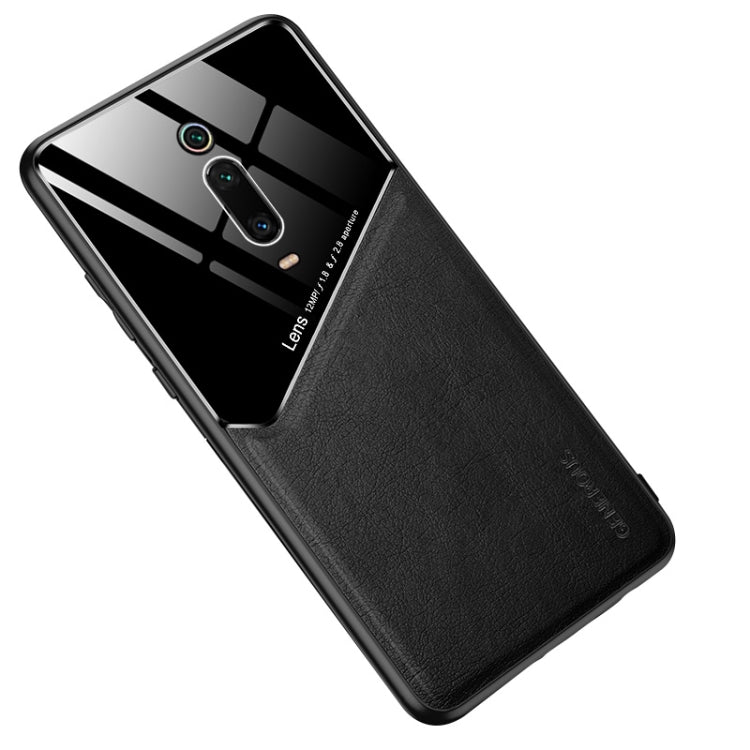 For Xiaomi Redmi K20 All-inclusive Leather + Organic Glass Protective Case with Metal Iron Sheet