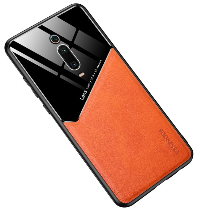 For Xiaomi Redmi K20 All-inclusive Leather + Organic Glass Protective Case with Metal Iron Sheet