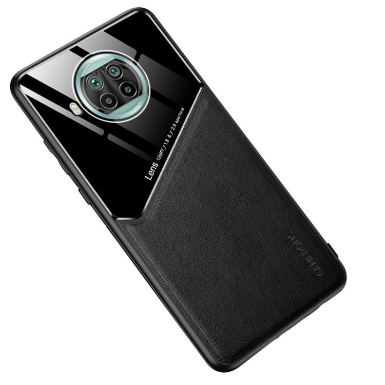 For Xiaomi Mi 10T Lite All-inclusive Leather + Organic Glass Protective Case with Metal Iron Sheet