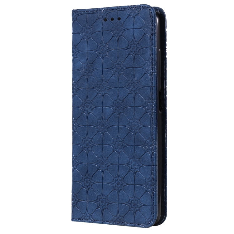 For Xiaomi Poco X3 NFC Lucky Flowers Embossing Pattern Magnetic Horizontal Flip Leather Case with Holder & Card Slots