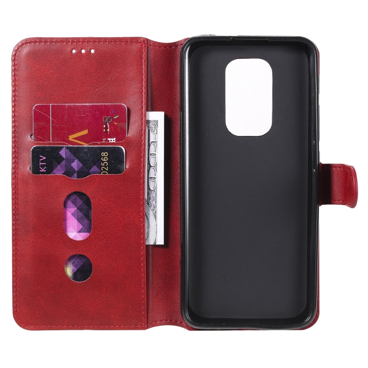 For Motorola Moto G9 Play Classic Calf Texture PU + TPU Horizontal Flip Leather Case, with Holder & Card Slots & Wallet