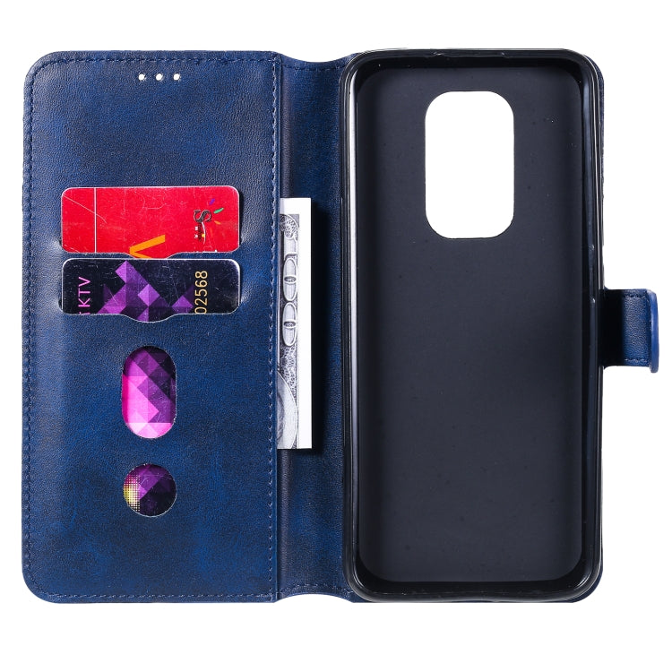 For Motorola Moto G9 Play Classic Calf Texture PU + TPU Horizontal Flip Leather Case, with Holder & Card Slots & Wallet