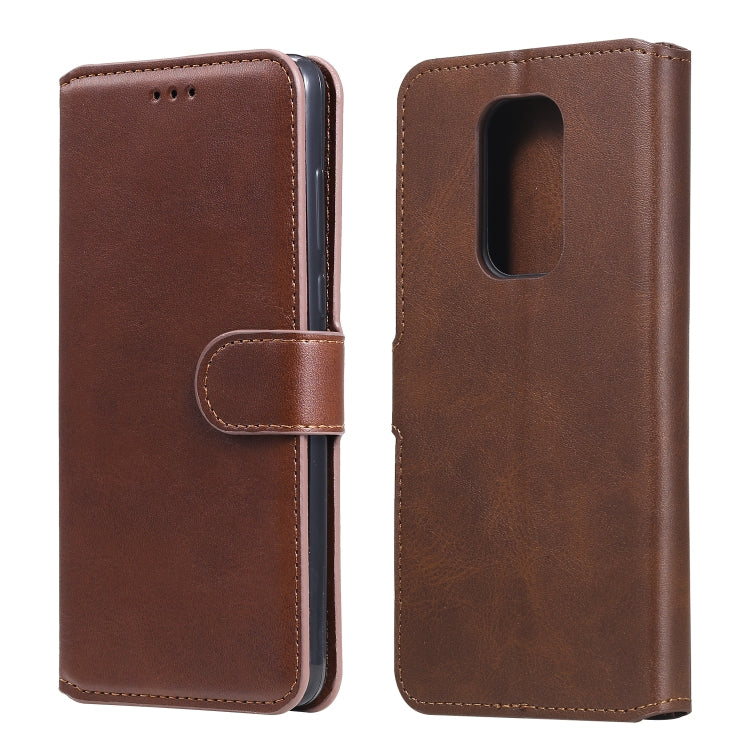 For Motorola Moto G9 Play Classic Calf Texture PU + TPU Horizontal Flip Leather Case, with Holder & Card Slots & Wallet