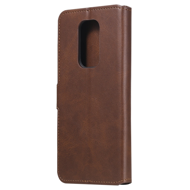 For Motorola Moto G9 Play Classic Calf Texture PU + TPU Horizontal Flip Leather Case, with Holder & Card Slots & Wallet