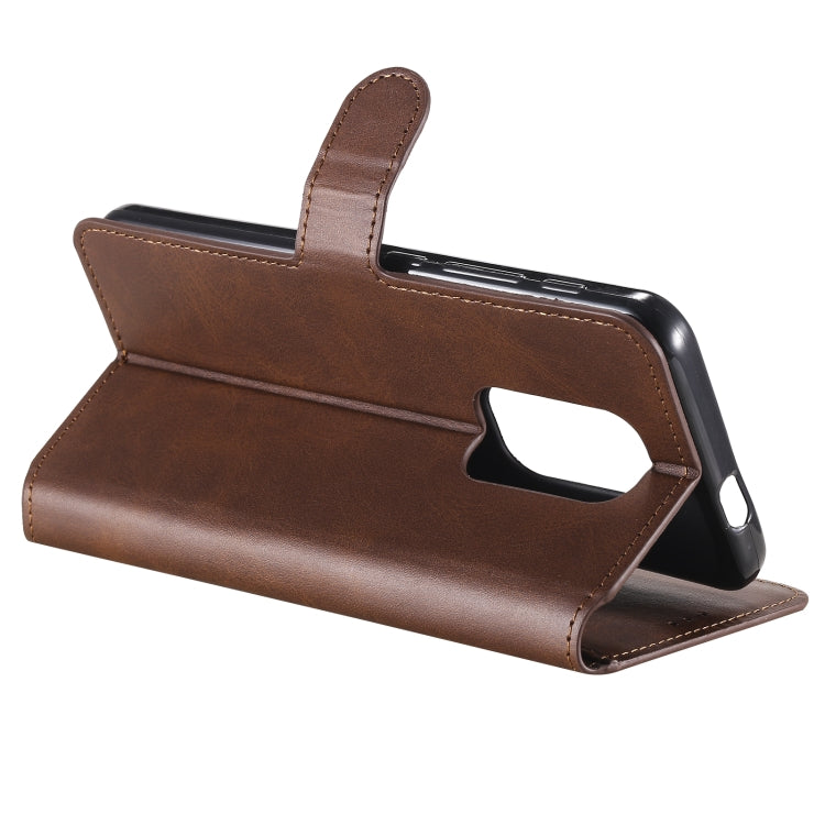 For Motorola Moto G9 Play Classic Calf Texture PU + TPU Horizontal Flip Leather Case, with Holder & Card Slots & Wallet